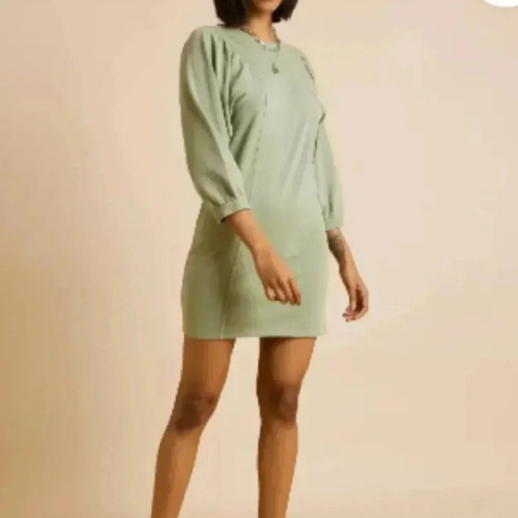 Bershka |Women's Sheath Light Green Dress size  Small - Picture 1 of 9